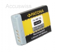 Akku ersetzt Canon NB-13L, (9839B001) 1010mAh