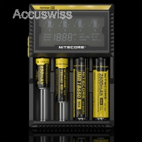 NiteCore Digicharger D4 Ladegerät mit LCD-Display