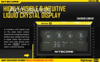 NiteCore Digicharger D4 Ladegert mit LCD-Display