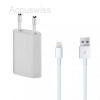 USB Netzteil mit Lightning-Kabel für iPhone 12 / 13 weiss