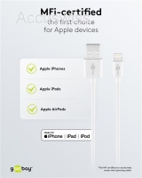 Dual Ladeset 2,4 A - Netzteil mit 2x USB-Buchse und Apple Lightning-Kabel 1m
