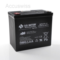 B.B.Battery EB80-12, 12V 80Ah AGM Bleiakku 260x168x209mm
