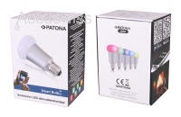 Bluetooth Farbwechsel Smart LED Lampe, E27 7W für Android + iOS