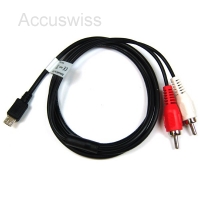 Musikkabel kompatibel zu micro USB --> Cinch