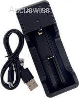 USB Ladegert fr 18650, 18500, 14500 Li-Ion Akkus