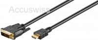 HDMI - DVI-D Kabel 1.5m Schwarz
