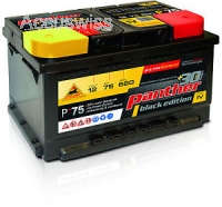 Autobatterie Panther P+75 56638, 57082 B13 75Ah
