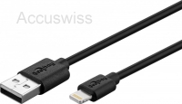 Lightning USB Kabel 3m in Schwarz (MD818ZM/A, MD819ZM/A)