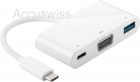 USB-C Multiport VGA Adapter für MacBook, Chromebook