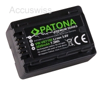 Akku ersetzt Panasonic VW-VBT190, VBT190EK 1900mAh