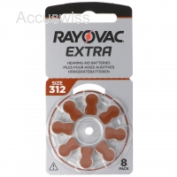 Rayovac Acoustic Special 312A, Typ 312 Batterien