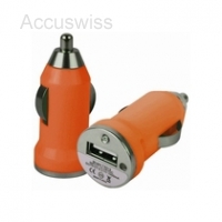 KFZ USB Ladeadapter Orange 1000mA