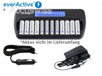 EverActive NC-1200 Ladegerät für 1-12 AA/AAA Ni-MH / Ni-Cd Akkus