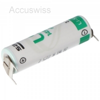 Saft LS14500-3PF Lithium Batterie 2/1 pin ++/-