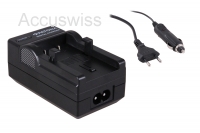 2in1 Ladegerät für Olympus LI-10B, LI-12B, LI10B, LI12B