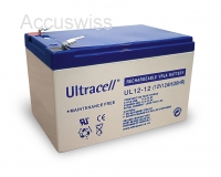 Ultracell UL12-12 12V 12Ah Bleiakku 4.8mm Faston