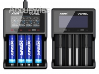 Xtar VC4SL QC3.0 USB Ladegerät für Li-Ion und Ni-MH Akkus