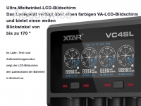 Xtar VC4SL QC3.0 USB Ladegert fr Li-Ion und Ni-MH Akkus