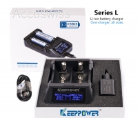 KeepPower L2 LCD Ladegerät für Li-Ionen Akkus