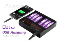 Efest LUC V6 LCD Ladegerät für Li-Ionen Akkus