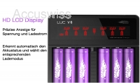 Efest LUC V6 LCD Ladegerät für Li-Ionen Akkus