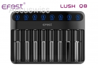 Efest Lush Q8 Ladegert mit 8 Schchten fr Lithium Ionen Akkus