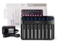 Efest Lush Q8 Ladegert mit 8 Schchten fr Lithium Ionen Akkus