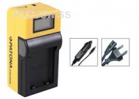 4in1 LCD Ladegerät für Canon BP-508, BP-512, BP-522