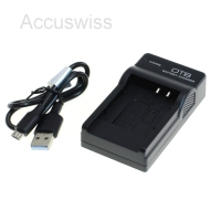 USB Akkuladegerät passend für Sony NP-BK1, NP-FK1, NP-BY1 Akkus