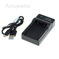 USB Akkuladestation fr Olympus LI-40B Akkus