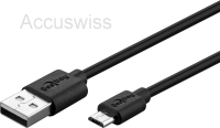 micro USB Ladegerät 2.1A mit micro USB Kabel