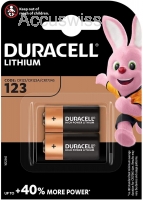 Duracell DL123A, CR123A Lithium Batterien 2er Pack
