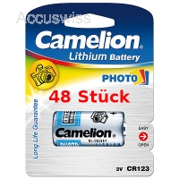 Batterie-Set 48x Camelion CR123A für Arlo Wire-Free HD Camera