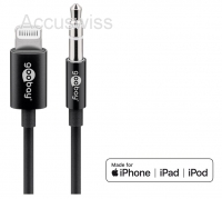 Apple Lightning Audioanschlusskabel (3,5mm) 1m schwarz