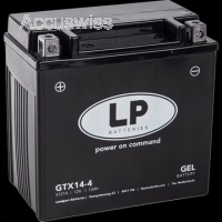 LP GTX14-4 GEL-Motorradbatterie CTX14-BS, GEL12-14-BS, 512014010 12V 12Ah
