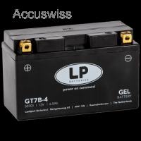 LP LT7B-4 GEL-Motorradbatterie ersetzt DIN 50601, 50798, GEL12-7B-4 12V 6Ah