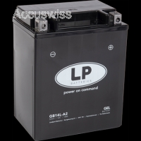LP GB14L-A2 GEL-Motorradbatterie ersetzt YB14L-A2, DIN 51411, YB14L-B2 12V 14Ah