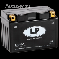 LP GTZ12-S GEL-Motorradbatterie ersetzt 50901, GEL12-12Z-S, GTZ12-S 12V 11Ah