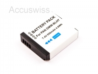 Akku ersetzt Panasonic DMW-BLH7E für Lumix LX-15 650mAh