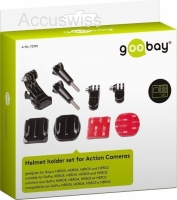 Helmhalterung Set für GoPro Hero 5, Hero 4, Hero 3, Hero 2
