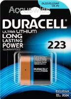 Duracell 223 Lithium Batterie ersetzt CR-P2, CRP2, DL223, K223LA, EL223AP, CRP2S