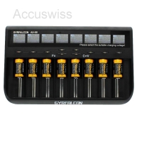 8x RCR123A Akku + 8 Fach LCD Ladegerät für Arlo Wire-Free HD Camera