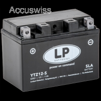 LP YTZ12-S SLA Motorradbatterie ersetzt YTZ12S, CTZ12S, FTZ12S, GTZ12S 12V 11Ah