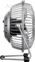 4 Zoll USB Ventilator für den Schreibtisch Silber