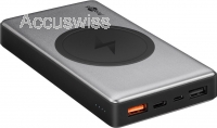 Wireless Quick Charge Powerbank USB-C QC3.0 10000mAh