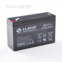 B.B. Battery BP12-6, 6V / 12Ah, 6.3mm T2 Faston