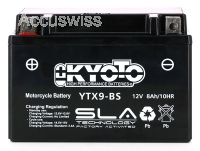Kyoto SLA YTX9-BS, YTX9-4, GTX9-BS, 50812LF 12V 8Ah