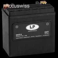 LP HVT-3 Motorradbatterie ersetzt 65958-04A, 65958-04B, 66000208A 12V 14Ah