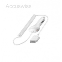 KFZ Ladegerät für Apple iPad 1, 2, 3, iPod, iPhone 4 Weiss