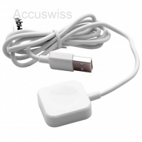USB Ladekabel Weiss fr Apple Watch 1, 2, 3